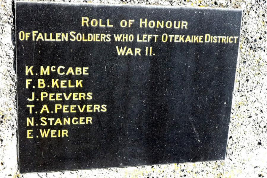 Detail from memorial
