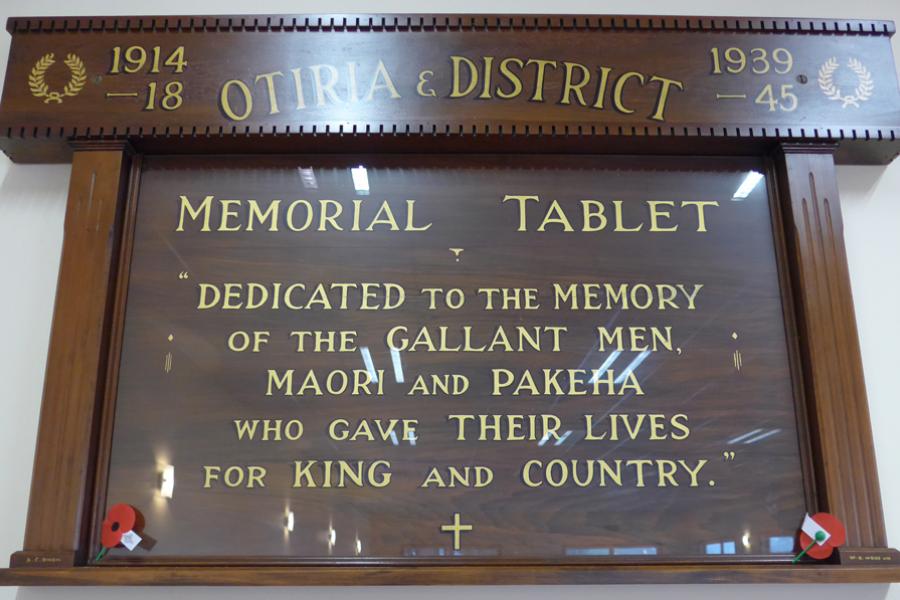 Memorial plaque