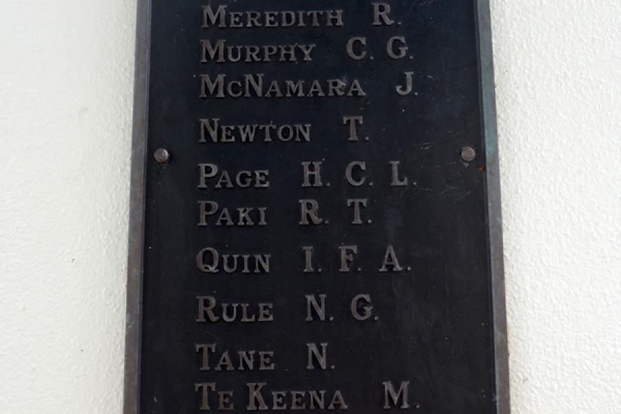 Otorohanga war memorial
