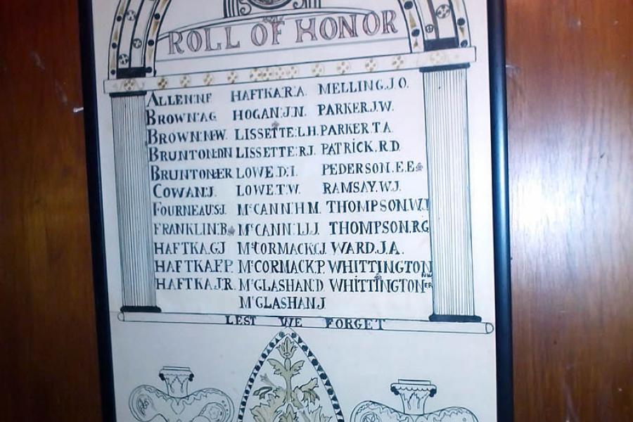 Pakowhai memorial