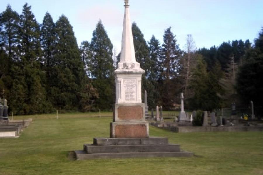 Detail from memorial