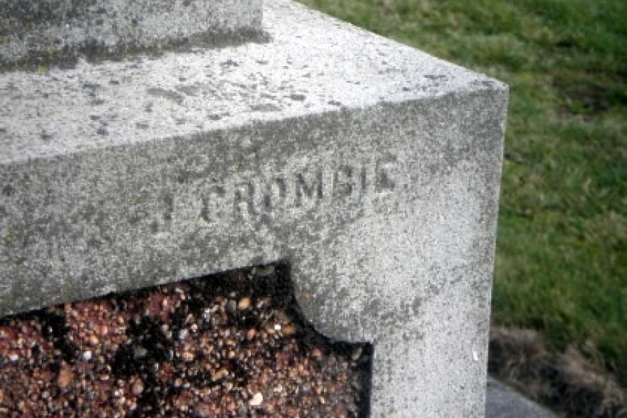Detail from memorial