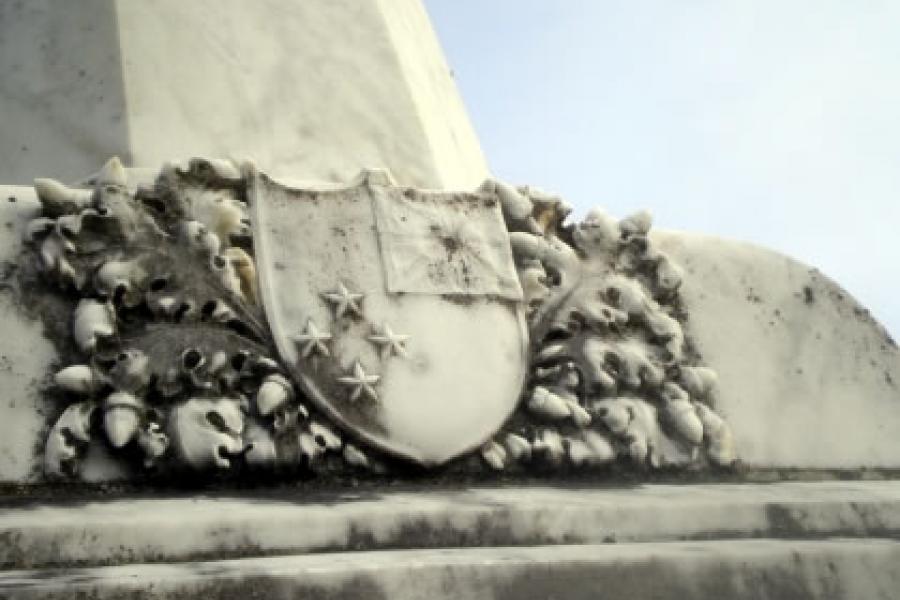Detail from memorial