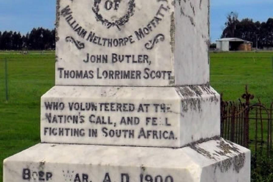 Pareora South African War  memorial