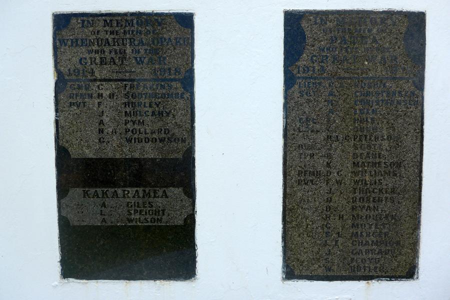 Patea war memorial