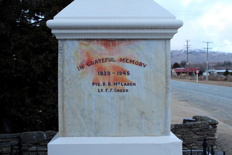 Patearoa war memorial