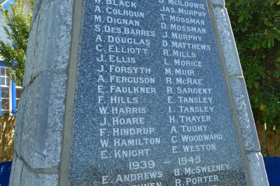 Patutahi war memorial