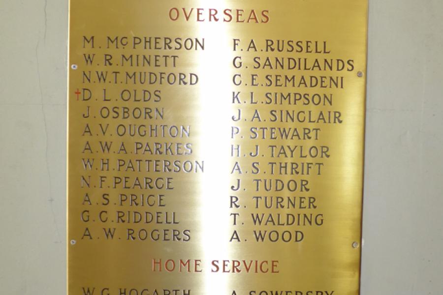 Roll of Honour