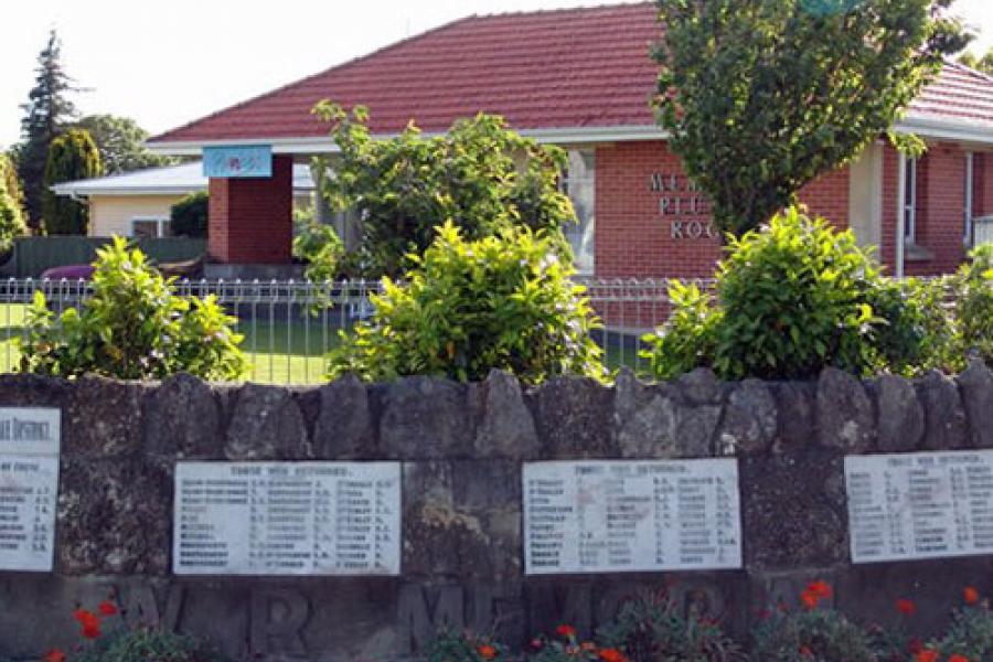 Taradale Plunket Rooms war memorial