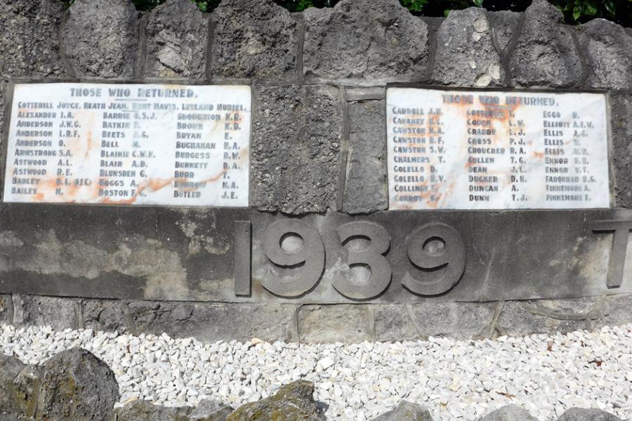 Taradale Plunket Rooms war memorial