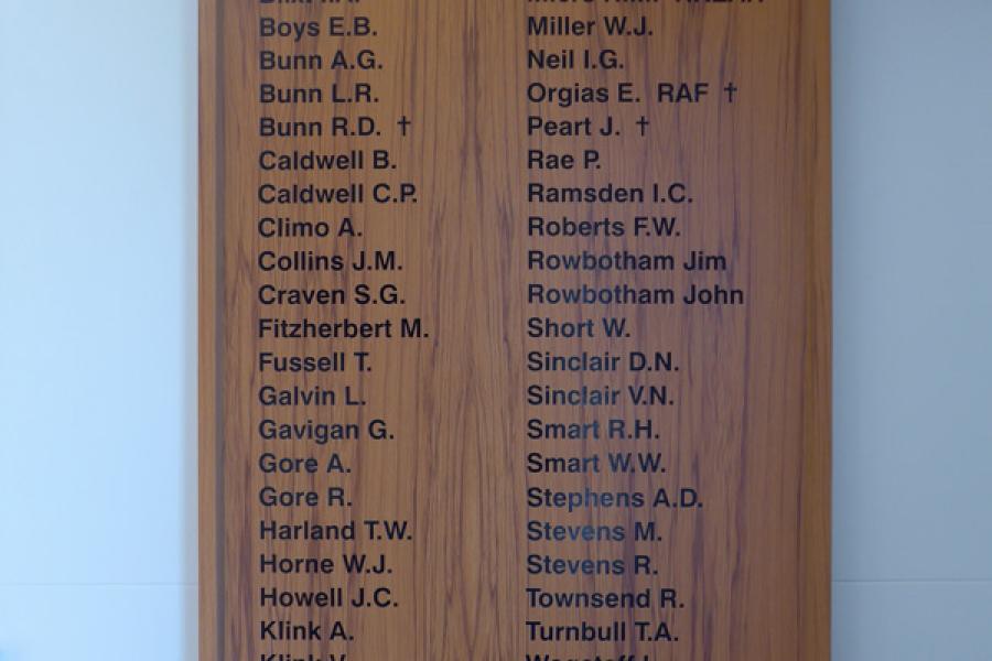 St Andrew’s Church war memorials, Gisborne