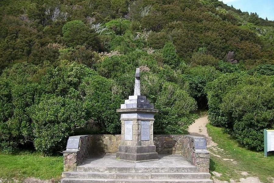 Portage Pass war memorial, 2010