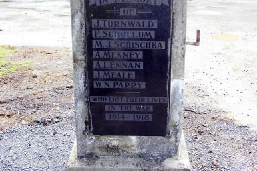 Detail from memorial
