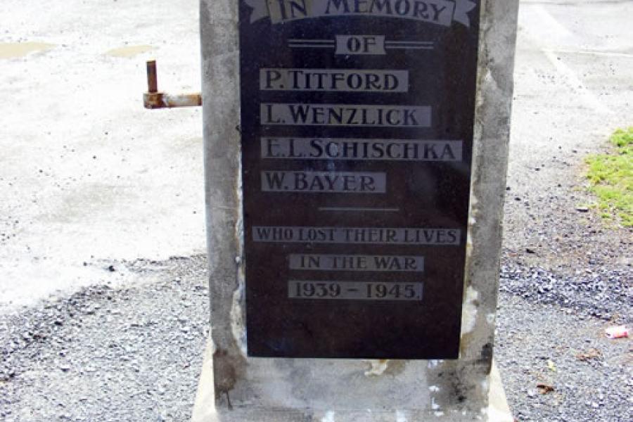 Detail from memorial