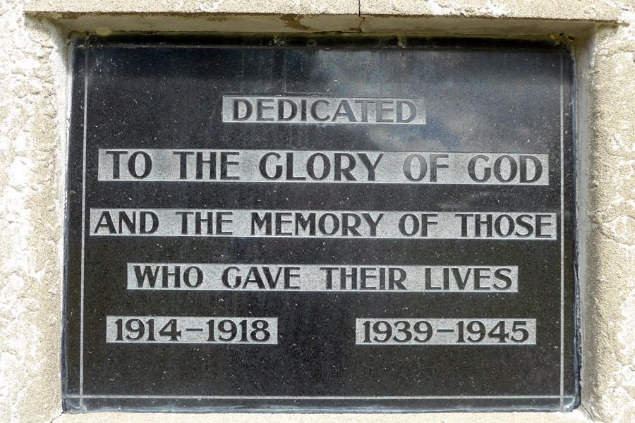 Detail from memorial
