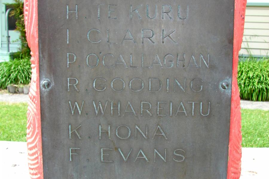 Detail of plaque
