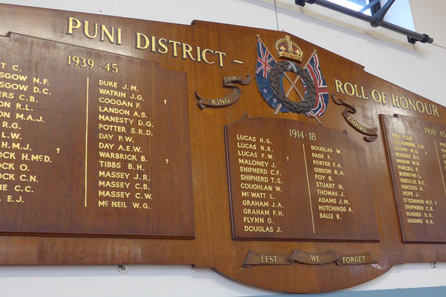 District Roll of Honour