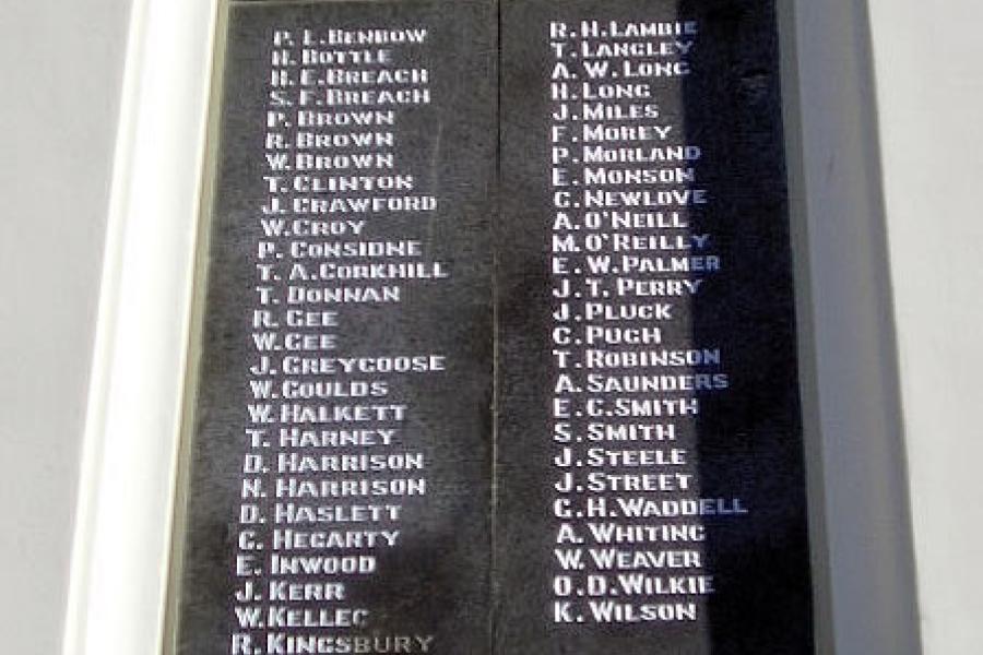 Rakaia war memorial