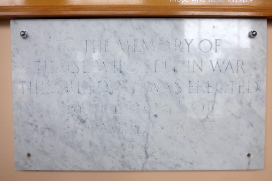 Rakaia war memorial