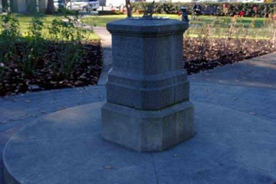 Detail from memorial