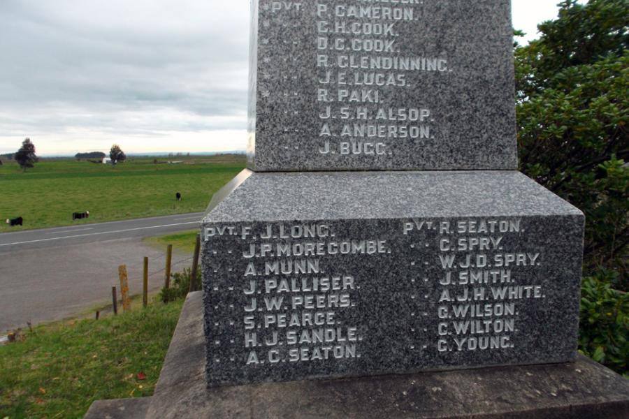 Rangiotu War Memorial