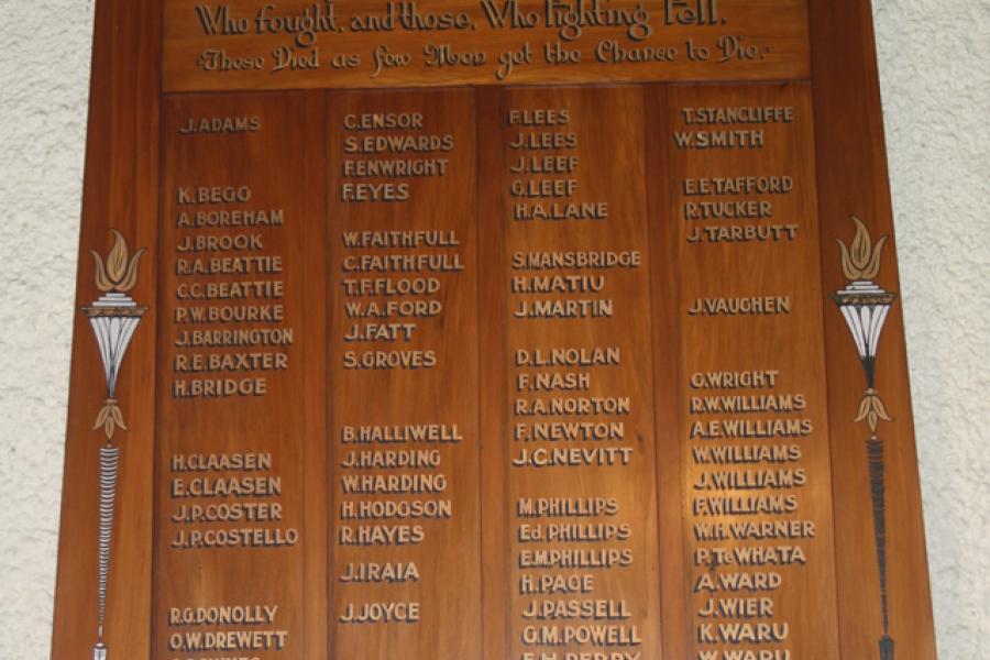 Roll of Honour