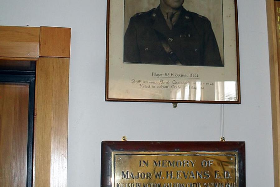 War Memorial board
