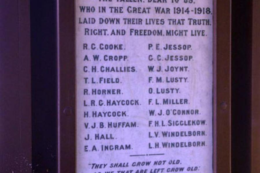 Richmond war memorial hall