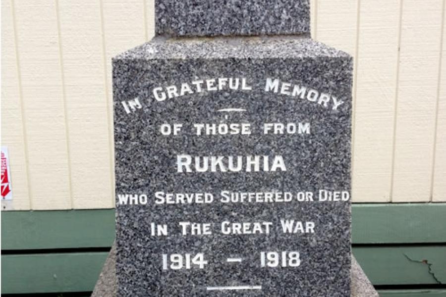 Rukuhia school memorial