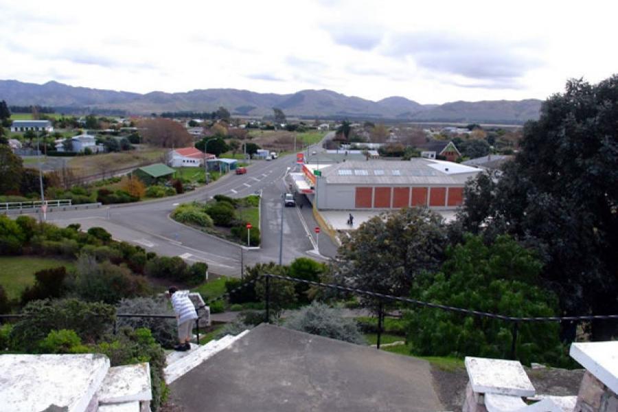 View from memorial