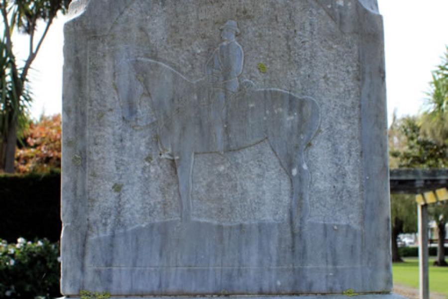 Detail from memorial