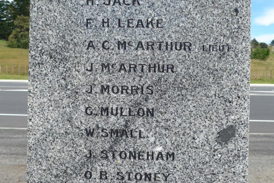 Roll of Honour