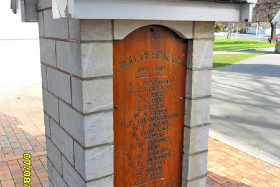 St Augustine's Church war memorial
