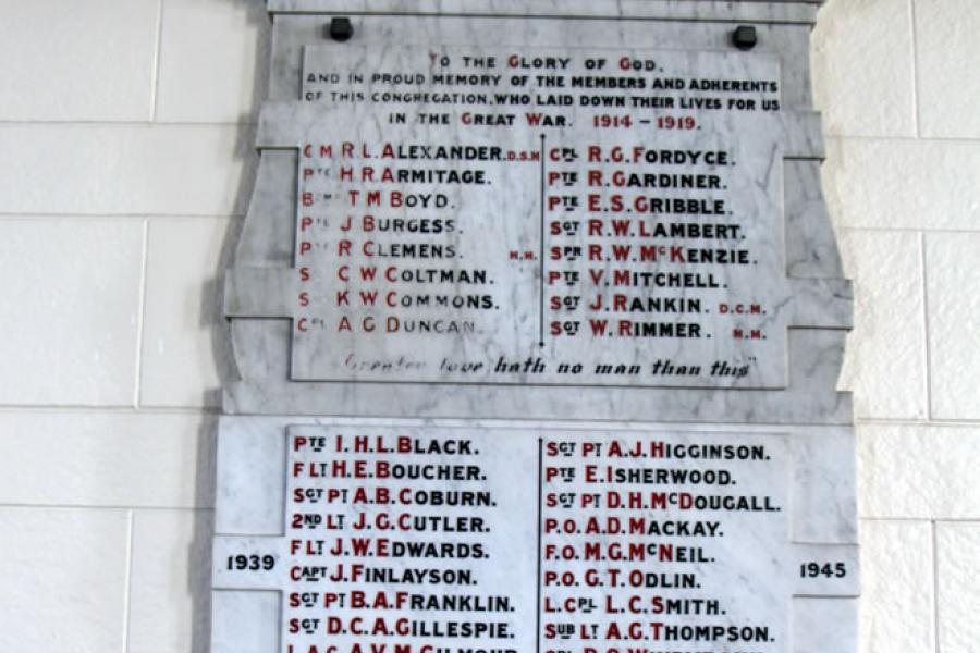 Detail of memorial