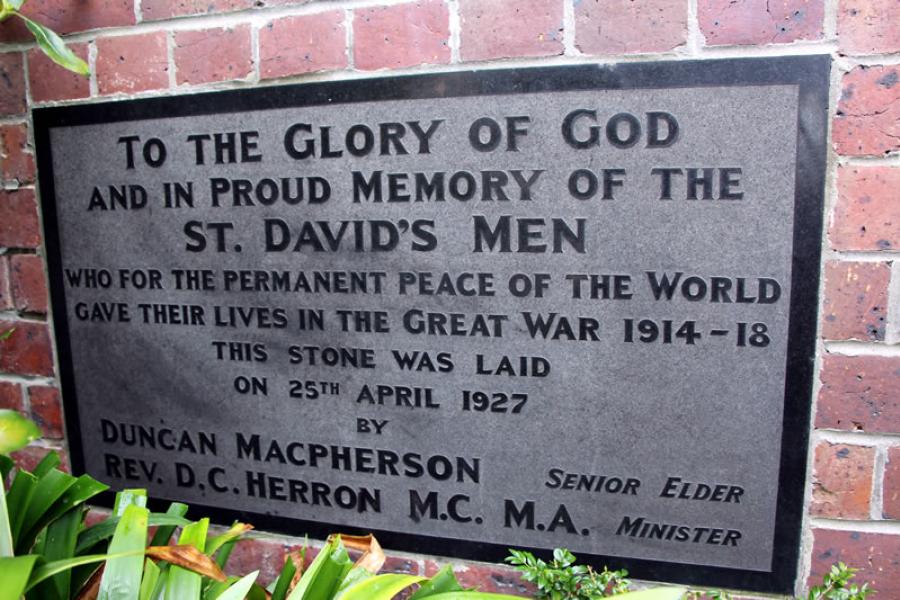 Detail of memorial