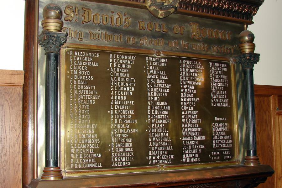 Detail of memorial