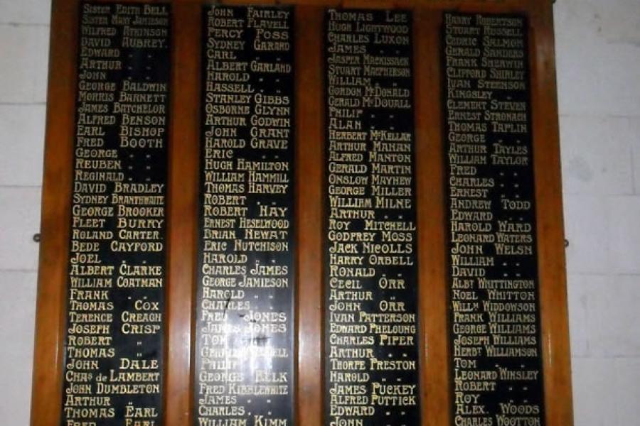 St Lukes memorial