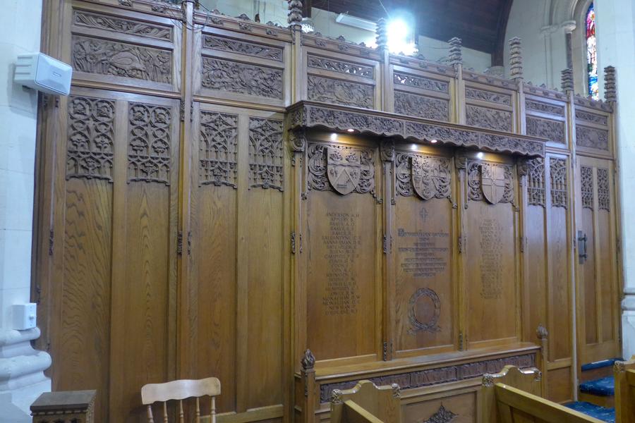 St Mary's Church memorials Timaru