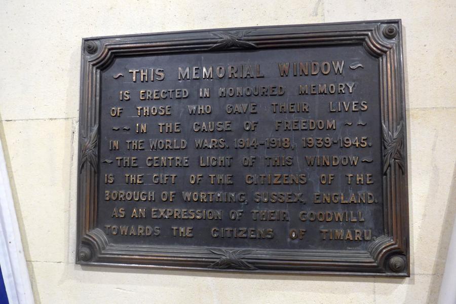 St Mary's Church memorials Timaru