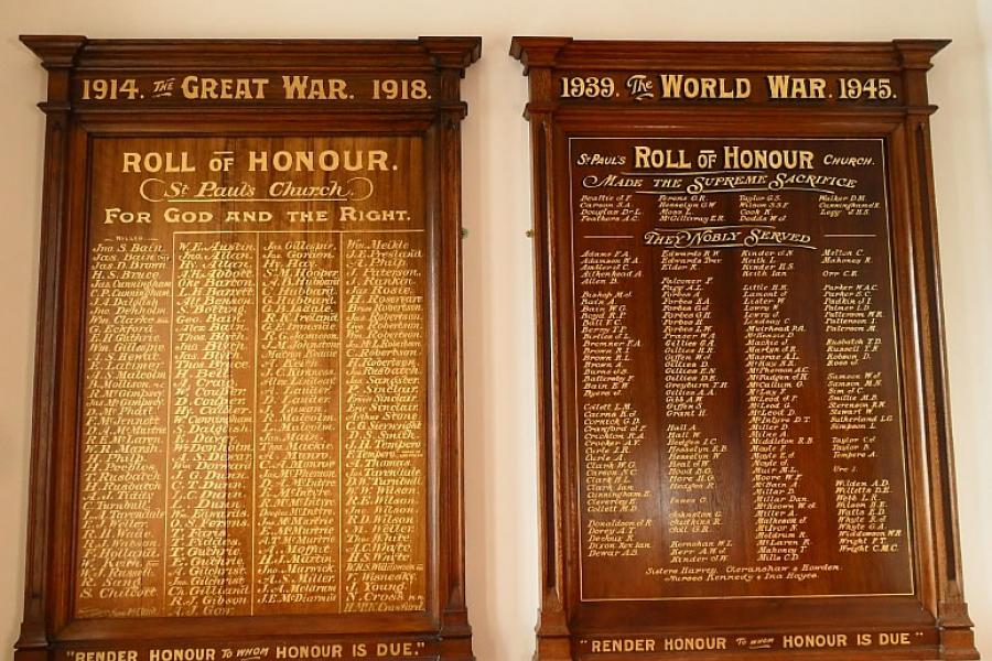 St Pauls war memorial