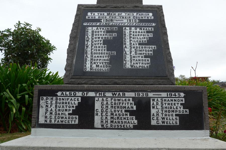 Memorial plaque