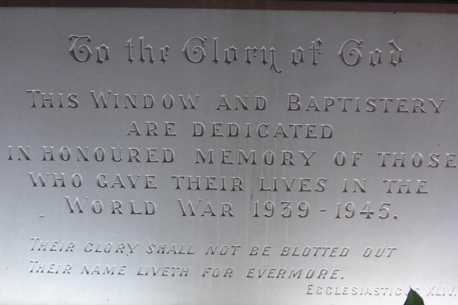 Memorial plaque