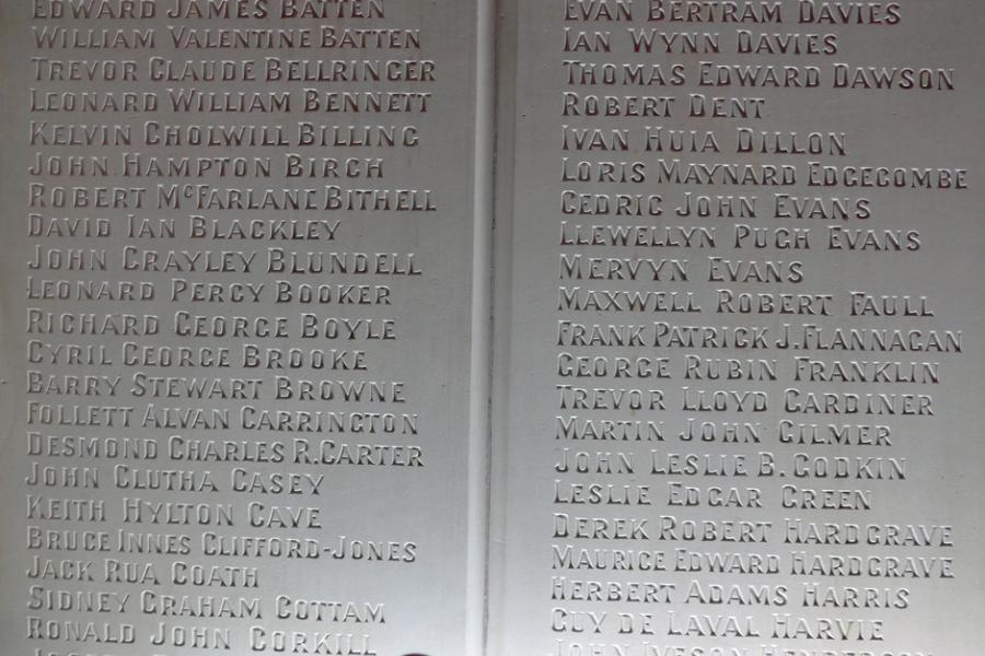 Roll of Honour