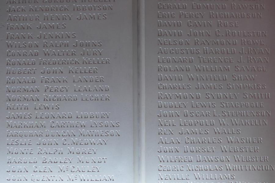 Roll of Honour