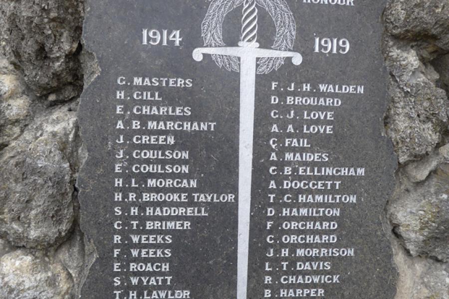 Memorial plaque