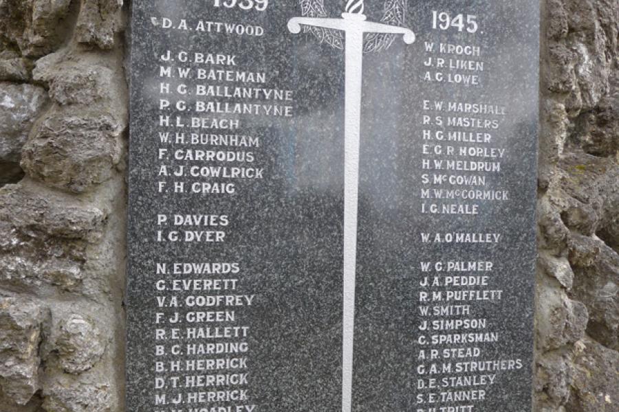 Memorial plaque