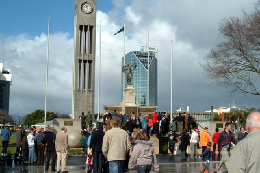 Palmerston North Memorial rededication