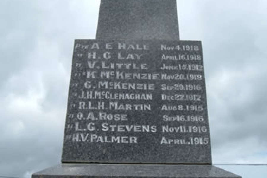 Rangiwahia memorial
