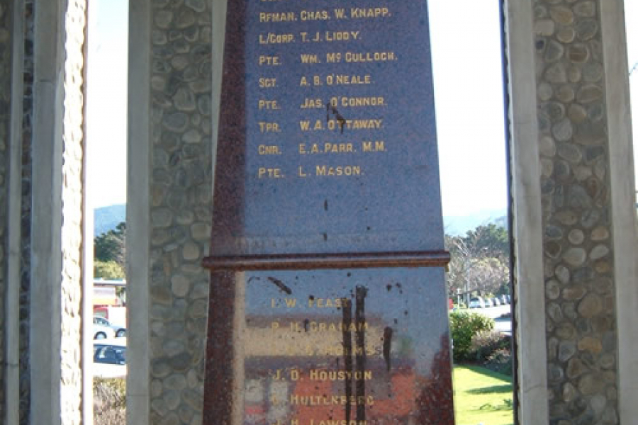 Featherston memorial names