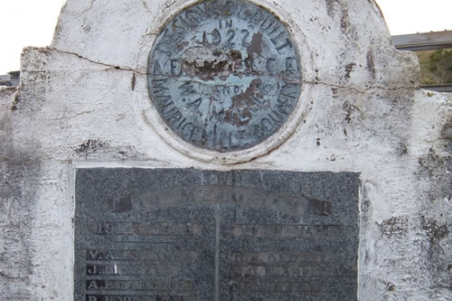 Kaiparoro memorial bridge detail